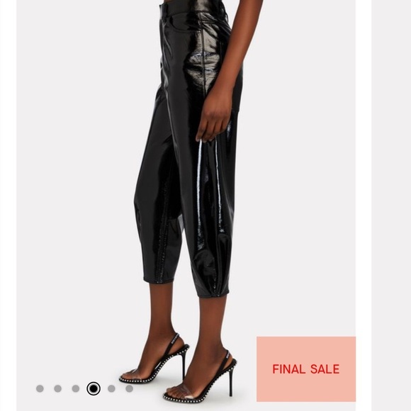 Tibi faux leather sculpted pants 29 - Picture 4 of 11